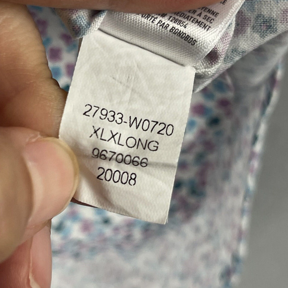 Bonobos Riviera Shirt Mens XL Long Stretch Tailored Fit Floral Button Up Preppy - Picture 8 of 13